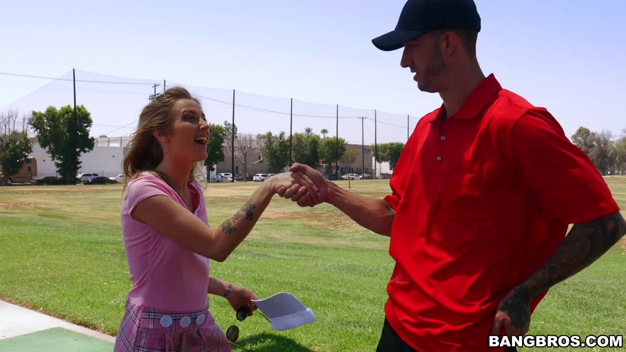 Karla Kush BangBros18.com Karla Kush sucks dick and at playing golf  15.07.2016