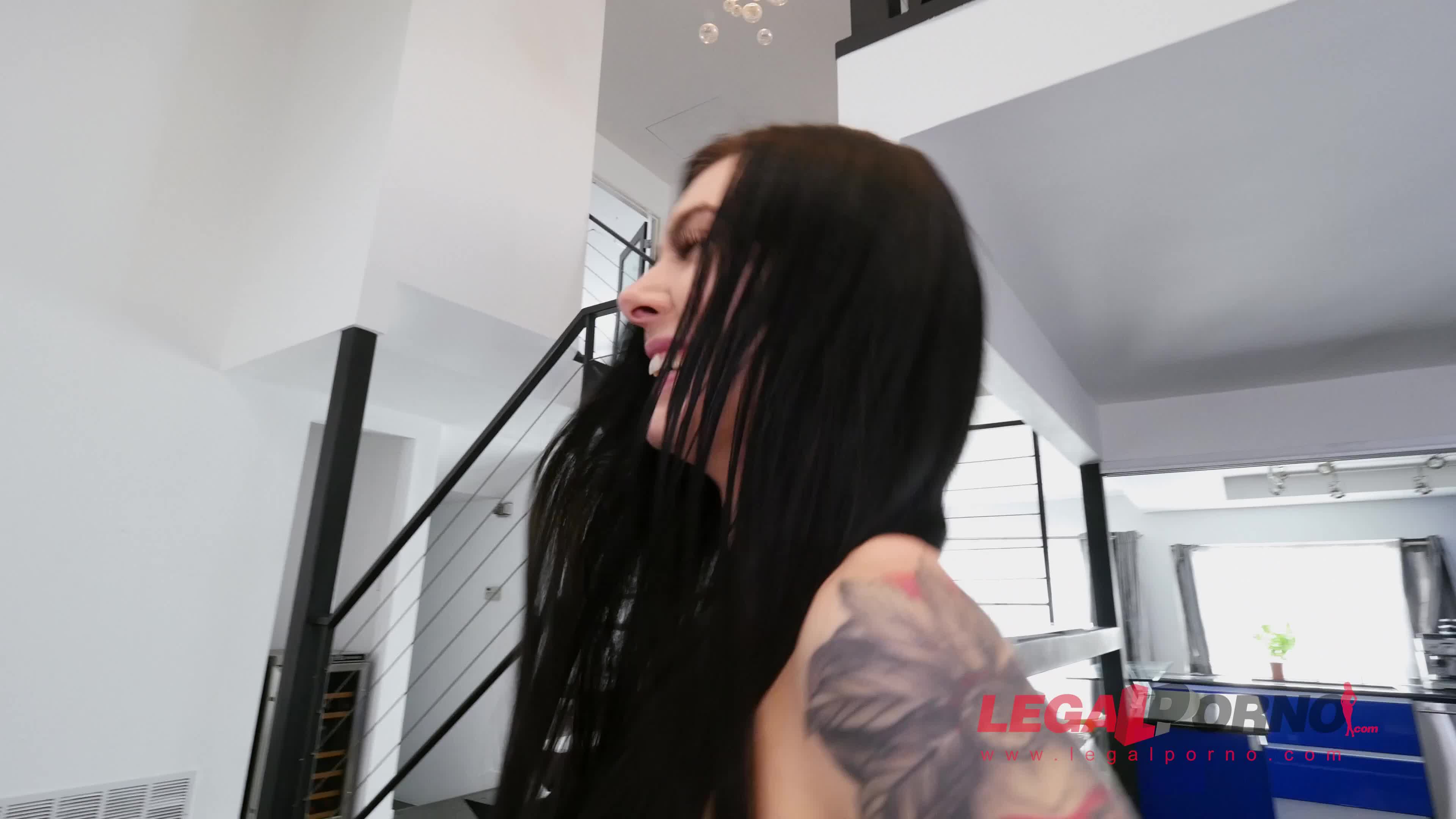 Marley Brinx Gets Wrecked By Two Cocks At The Same Time AB012 uhd