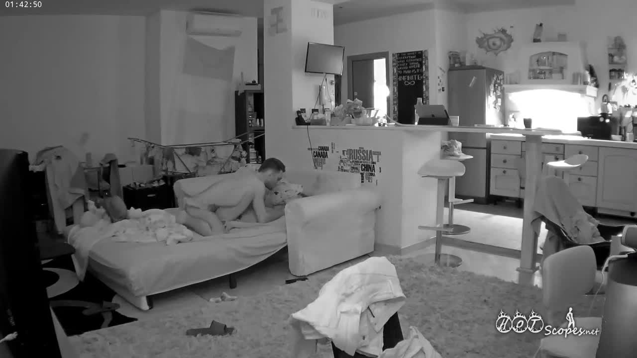 RealLifeCam - Dasha and Sasha late night intense fuck 20.05.2019 - HotScopes.net