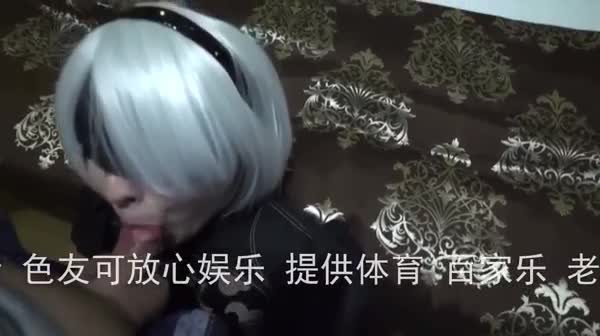 漫展露脸coser机械纪元尼深喉口交口爆吞精！骚逼母狗二次元学生做爱