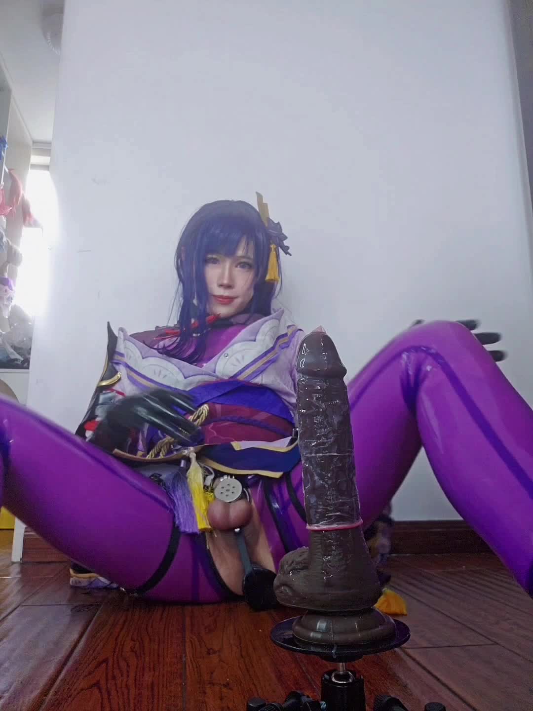 veritabledxzx22 ，玩的很变态的极致coser，不愧是小日子，玩的就是一个行为艺术⑧完