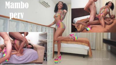 阿里埃拉·费拉兹（Ariella Ferraz）被2个非常大的公鸡（DP，#Anal，Monster Cocks，#Gapes，2on1，Gapes，#ebony）搞砸